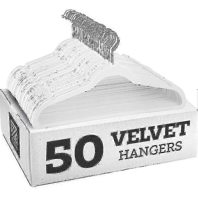 Cabides de veludo antiderrapantes com 10 pacotes - Cabides de terno-yky