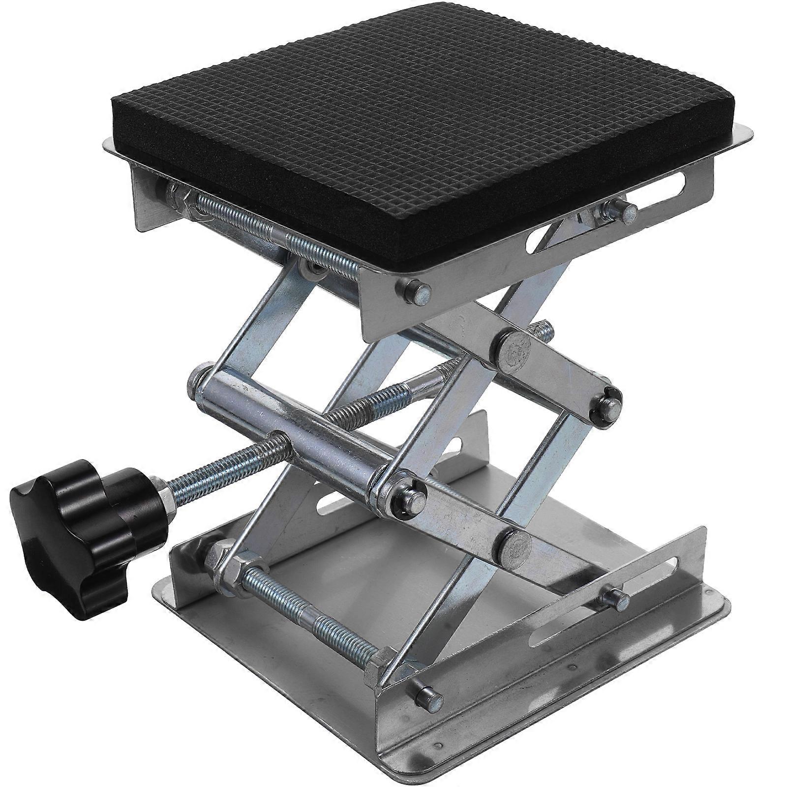 Laboratory Jack Scissor Stand Lifting Platform Manual Control Labs Lift Stand Table