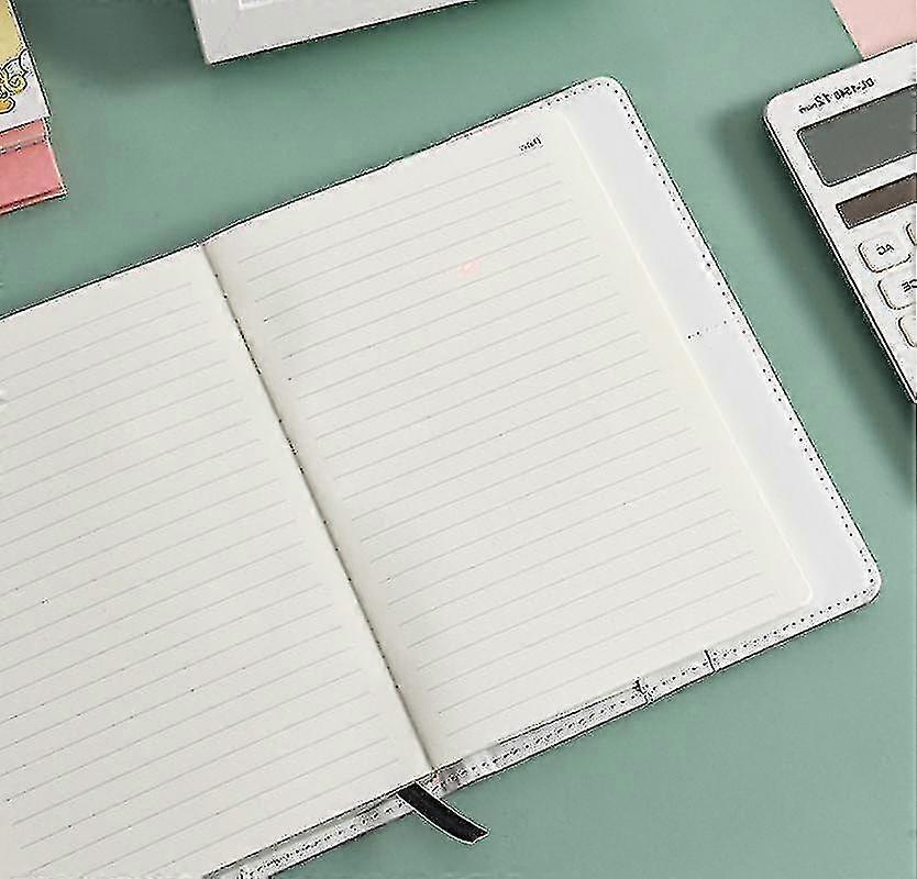 Pu Leather Vintage Lockable Journal Notebook With Heart-shape Padlock And Key