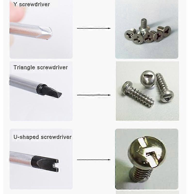 Screwdriver Household U-shaped Y-shaped Inner Cross Socket Driver Special-shaped Screw
