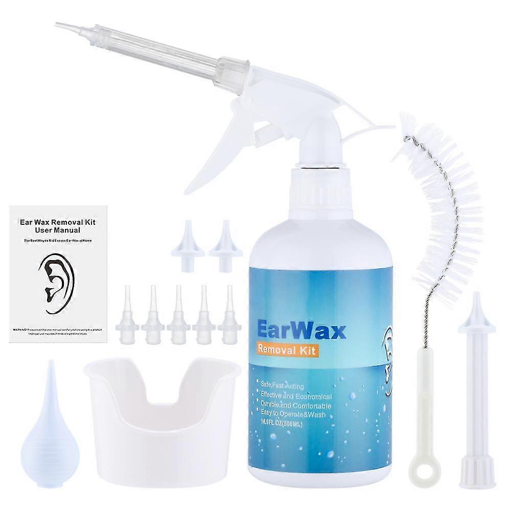 Ear Wash Set Ear Rinser Tool Set 500ml Ear Washer