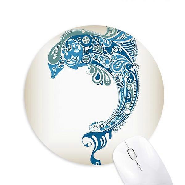 Blue Ocean Dolphin Illustrieren Mauspad