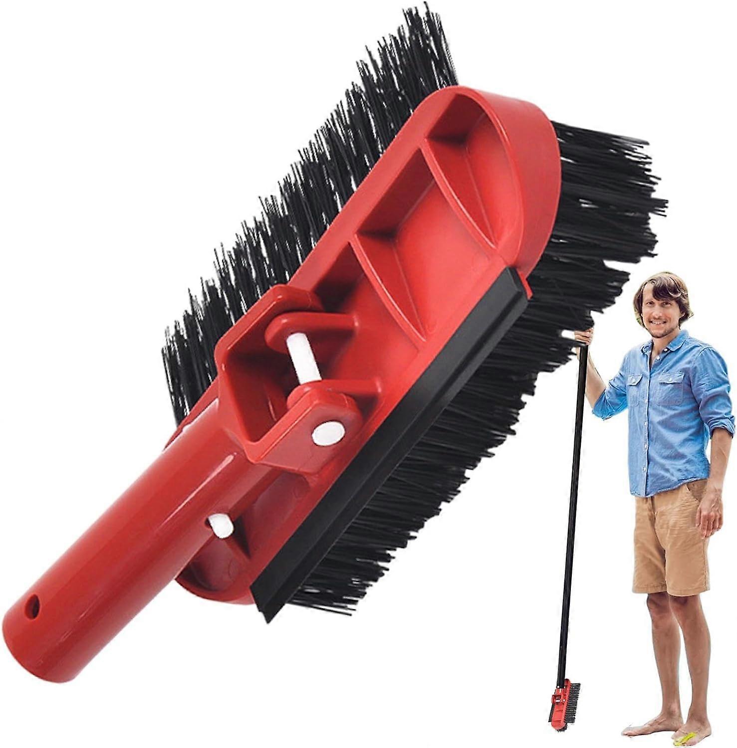 Pool Corner Brush | Pool Hand Brush with Nylon Bristles - Swimming Pool Brush, Cobweb Duster for Inground Pool & Above-Ground Pool, Spas & Hot Tubs