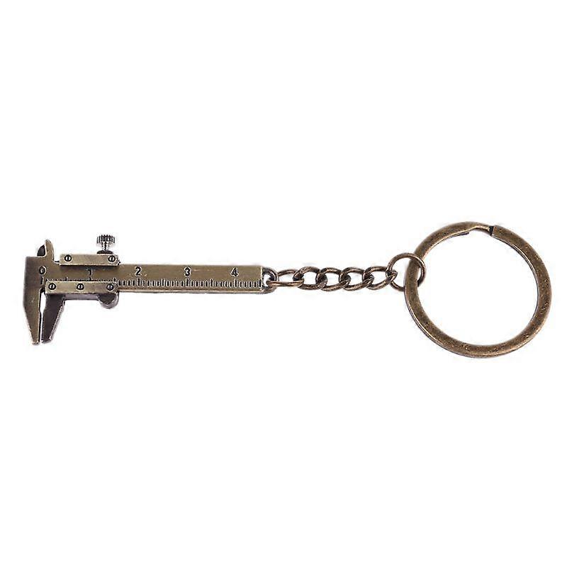 Tragbarer Mini Messschieber für Schlüsselanhänger Legierung Messschieber Gauge Slide Lineal Keyc