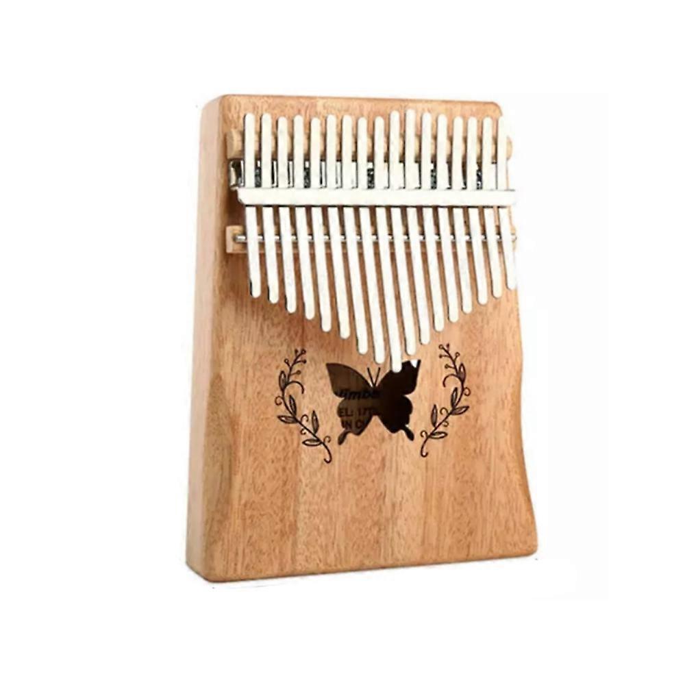 Piano à pouce 17 touches en bois massif avec accessoires-Garde-main Qualité sonore sans perte