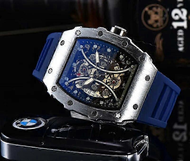 Κορυφαίο RM Luxury AAA brand Automatic Watch 3-pin Sports movement αδιάβροχο ανδρικό ρολόι που λάμπει στο σκοτάδι