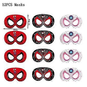 Kit Décoration Anniversaire Spider-Man – 110 Pièces – Assiettes, Gobelets, Serviettes, Ballons, Bannière – Pour Fête D'enfant