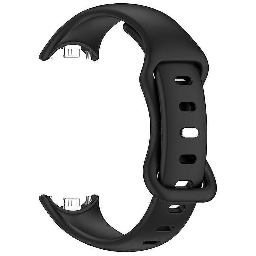 Watch Strap Eight-tailed Reverse Buckle Soft Silicone Watch Band for Xiaomi Band 9/9 NFC/8/8 NFC