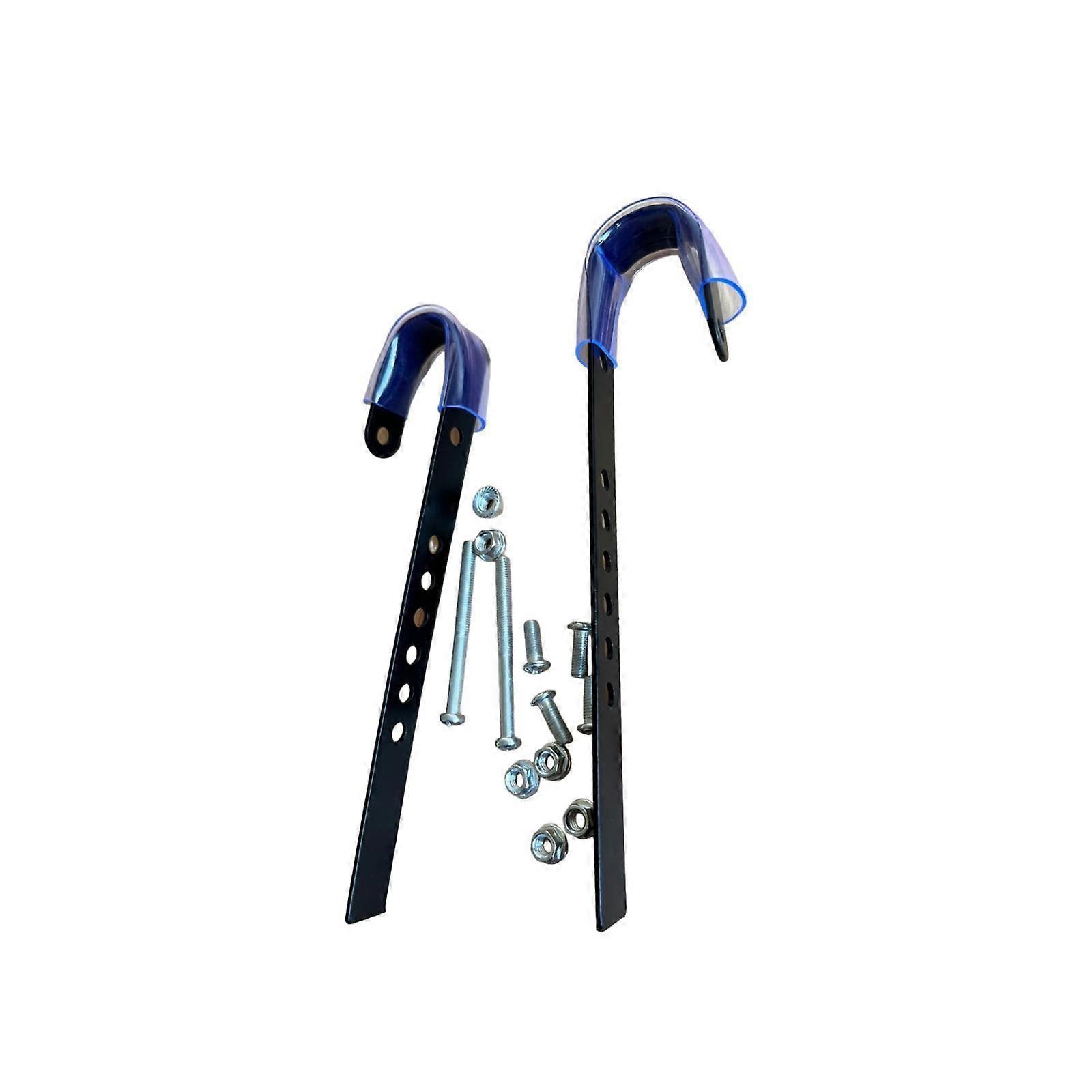 Folding Bike Basket Hooks Adjustable Fitting Sturdy Iron Quick Release Hooks