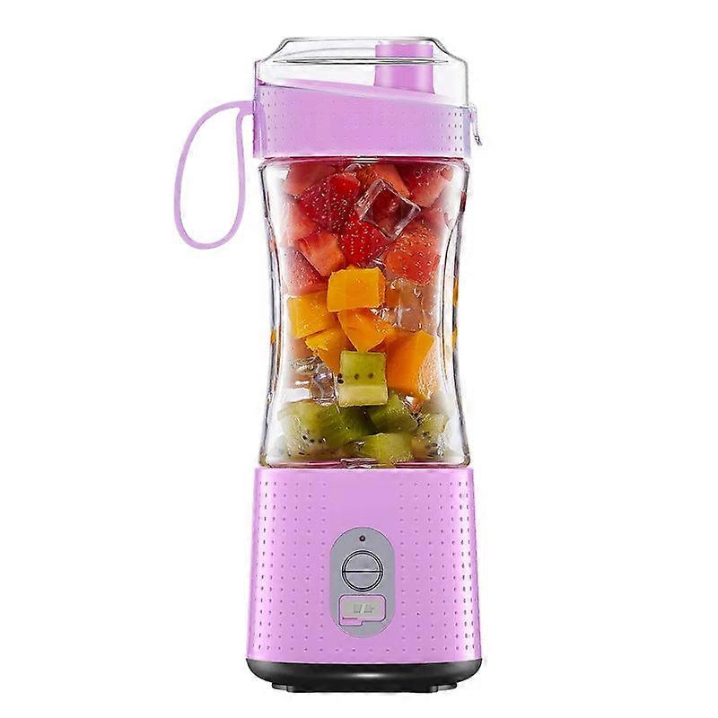 Mini Juicer Purple Wireless Machine Bottle Squeezer Ice Blender Juicers