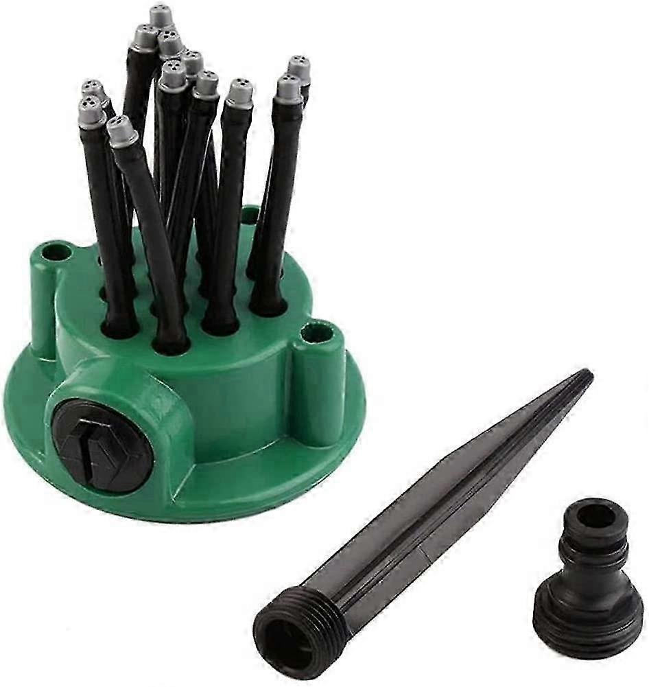Garden Sprinkler 360 Degree Multi Head Adjustable Garden Irrigation Tool