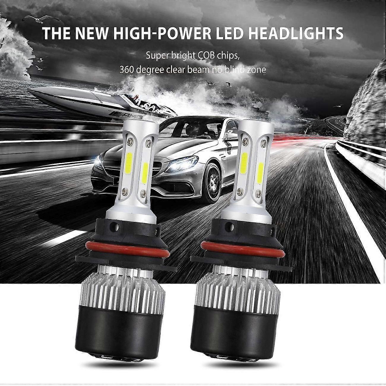 12/24V 44W 8000lm 6500K Araba LED Far Ampulleri Otomatik Far Led Araba Işığı H4 Hi-Lo Işın H7 H11 H1 H3 9005 9006 9012 COB