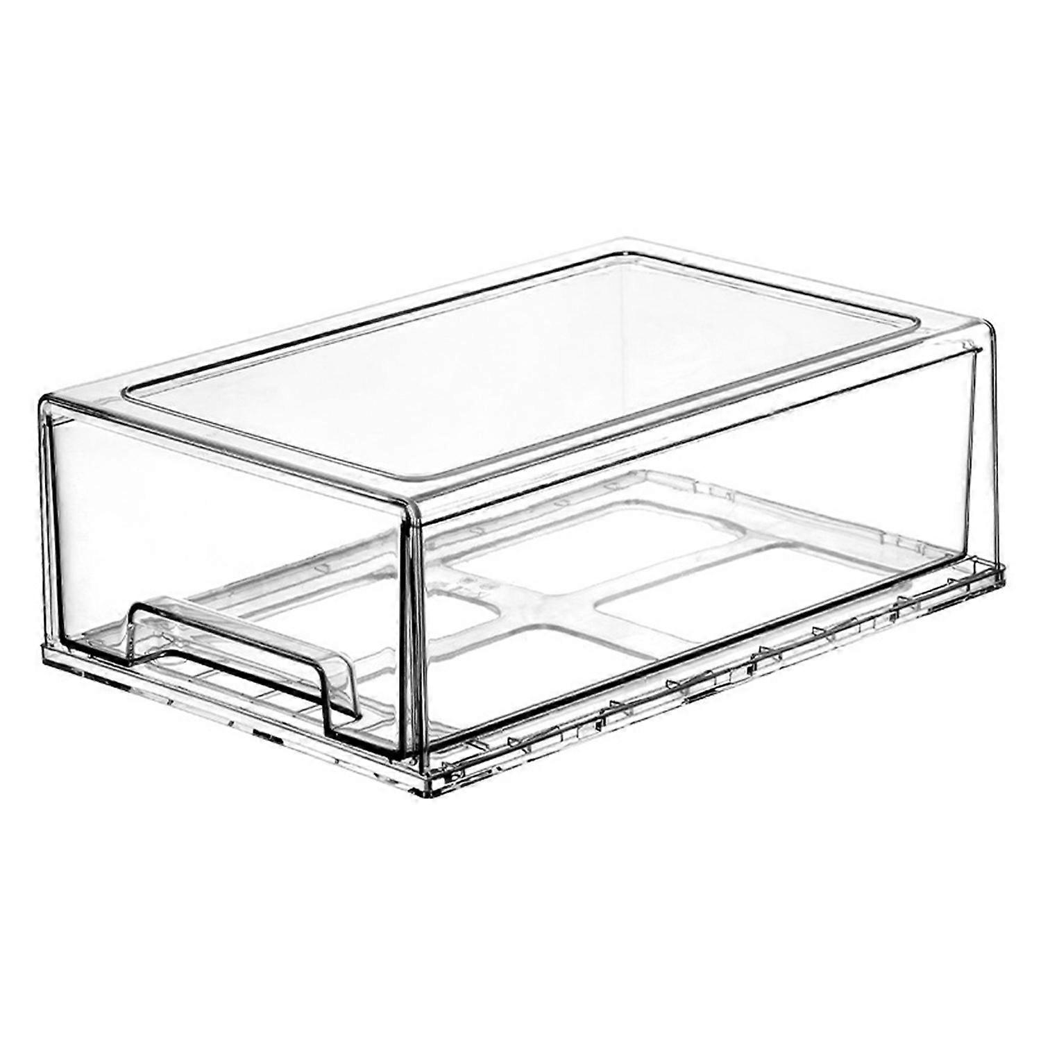 Refrigerator Food Storage Box BPA-Free Food Grade Easy-to-Clean Transparent Design Fridge Fruit