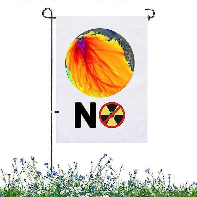 Nuclear Banner 1.48 X 0.98ft Yard Flags For Outside Fallout Decor For Marching And Publicizing Resisting The Emission Of Nuclear