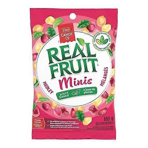 Dare Realfruit Minis Medley Gummy Candy, 180 Grams (Case Of 9)