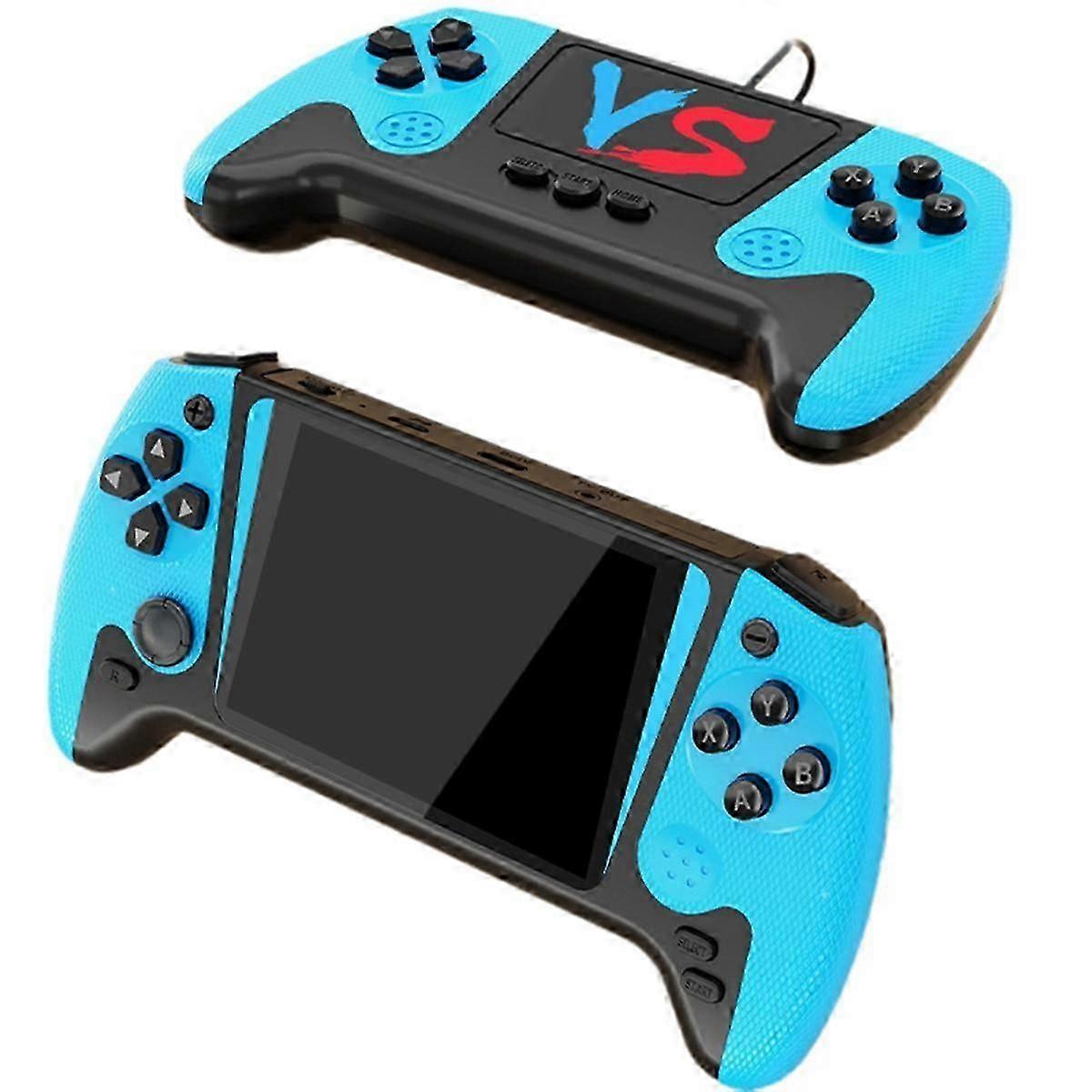 Handbediende Video Game Console 500 In 1 3.5inch Retro Arcade Nostalgie Game Console Ondersteunt Dual Players Blauw
