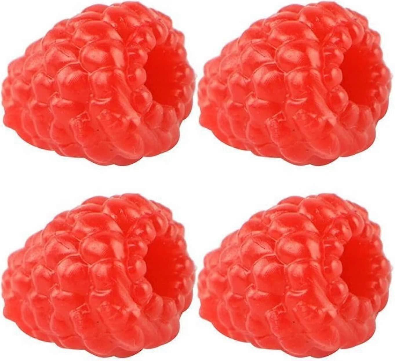 20 Pcs Fake Raspberry Fake Raspberry Artificial Fruit,red