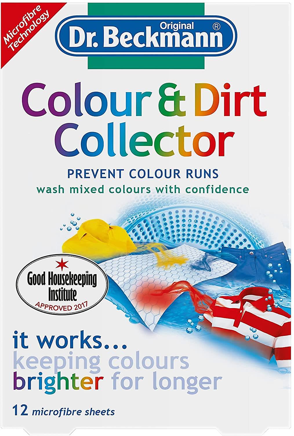Dr Beckmann Colour & Dirt Collector Microfibre Sheets, 12 Sheets
