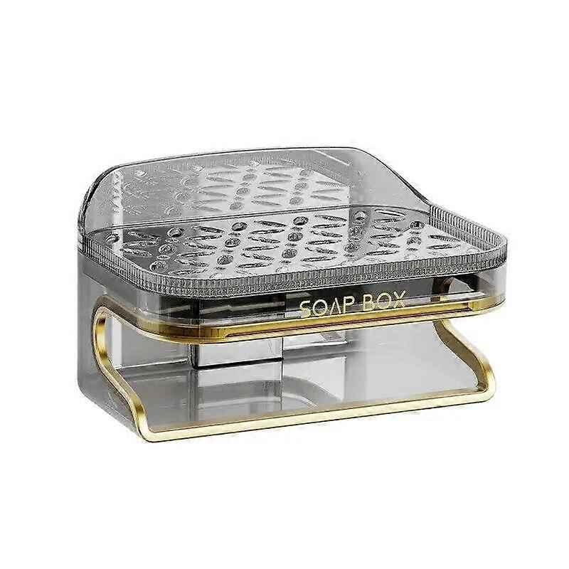 Zeephouder Zelfklevende Zeepbakje voor wandmontage Container Keuken Badkamer Organizer