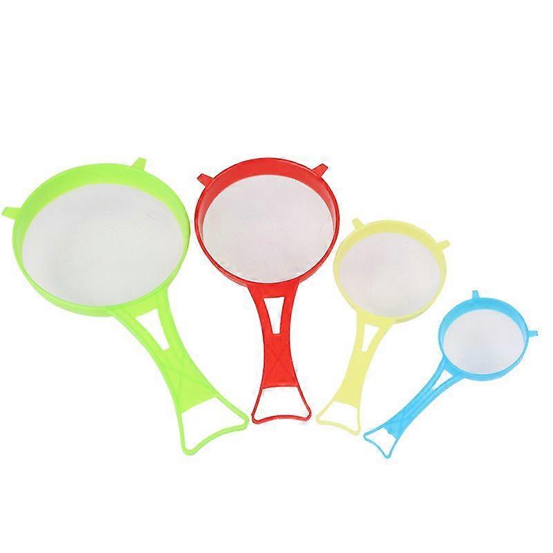 Plastic powder sieve soybean milk sieve household flour sieve juice filter screen filter screen filter funnel