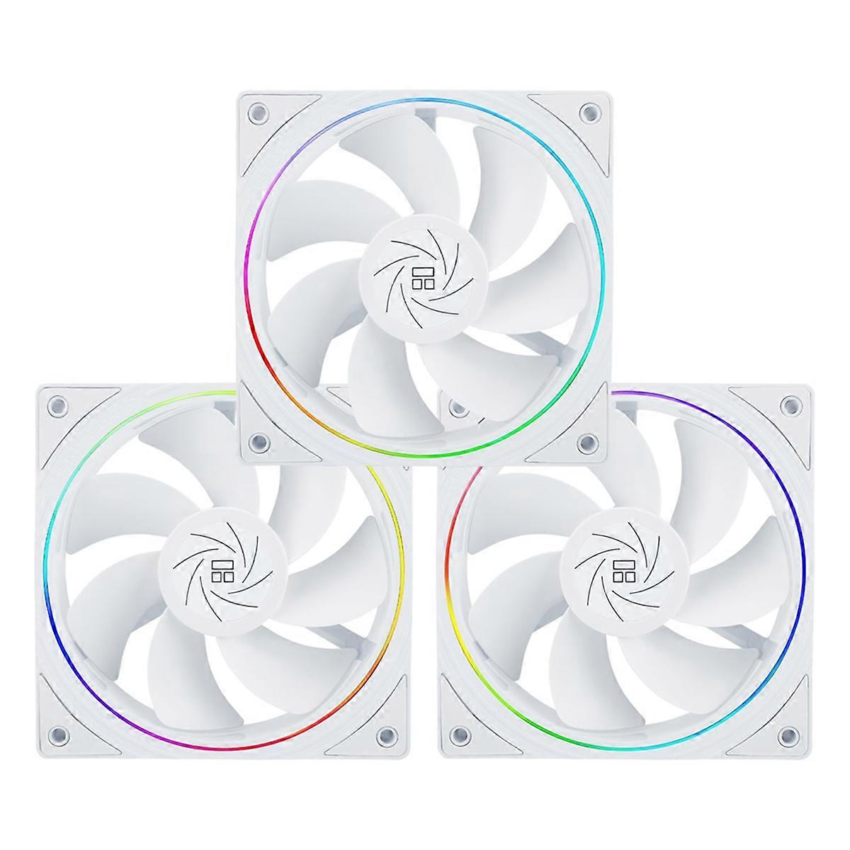TL-S12RW X3 CPU Fan 120mm Reverse Fan Case Cooler Fan Comes with ARGB Lighting,CPU Cooling Fan with