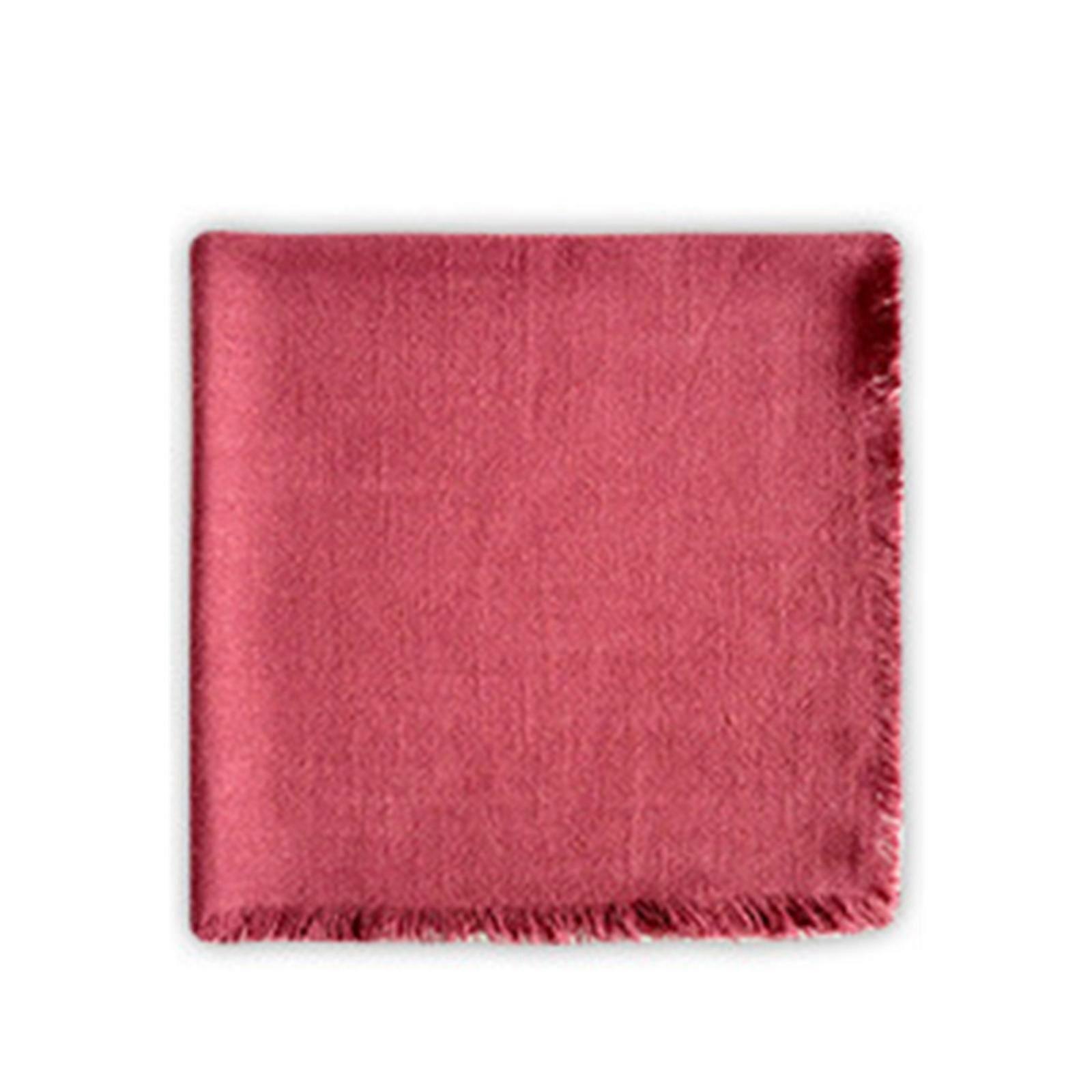 Serviette de table en lin doux doux élégant nappe en lin rustique-chic serviette de table à franges style ferme moderne