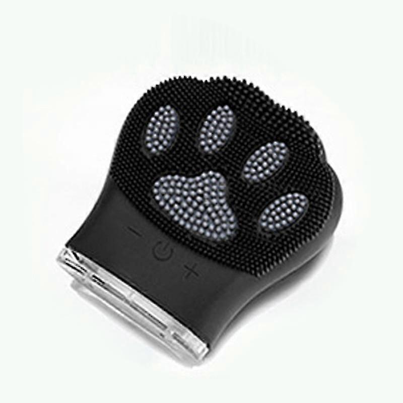 USB silicone cleaning brush massager