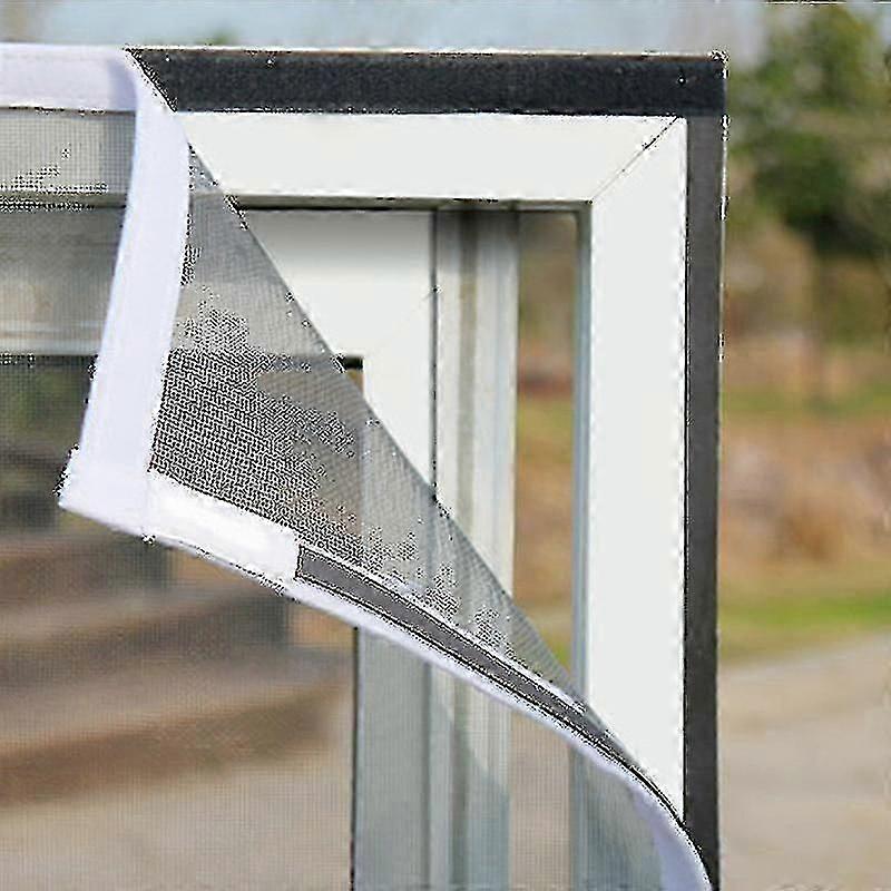 White mosquito net window magnetic frame white 120x150cm anti-mosquito and fly