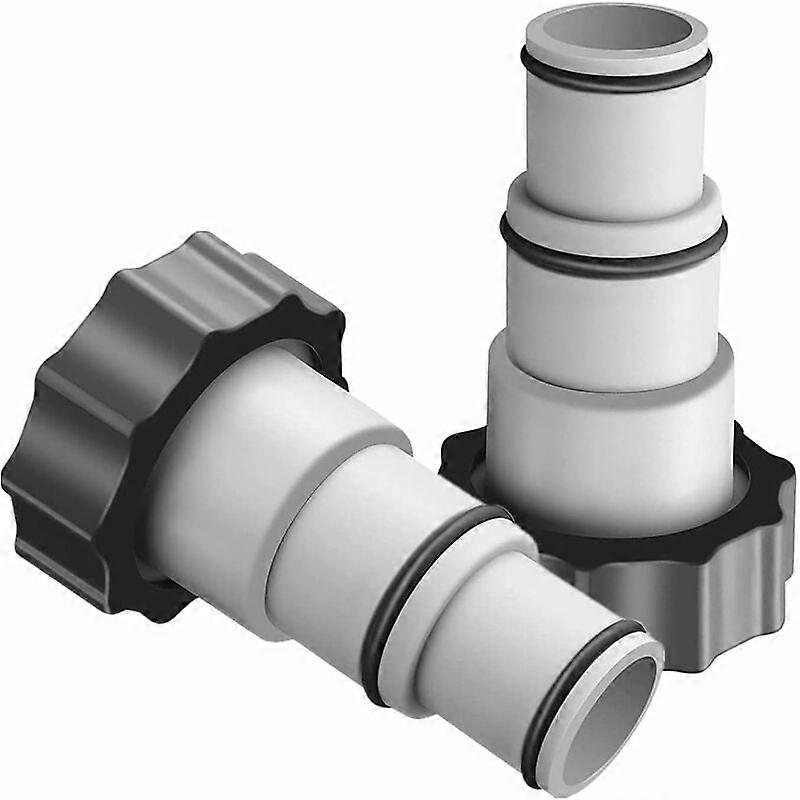 2er-Pack Intex Poolschlauchadapter A-Serie Ersatzstecker mit Gewinde