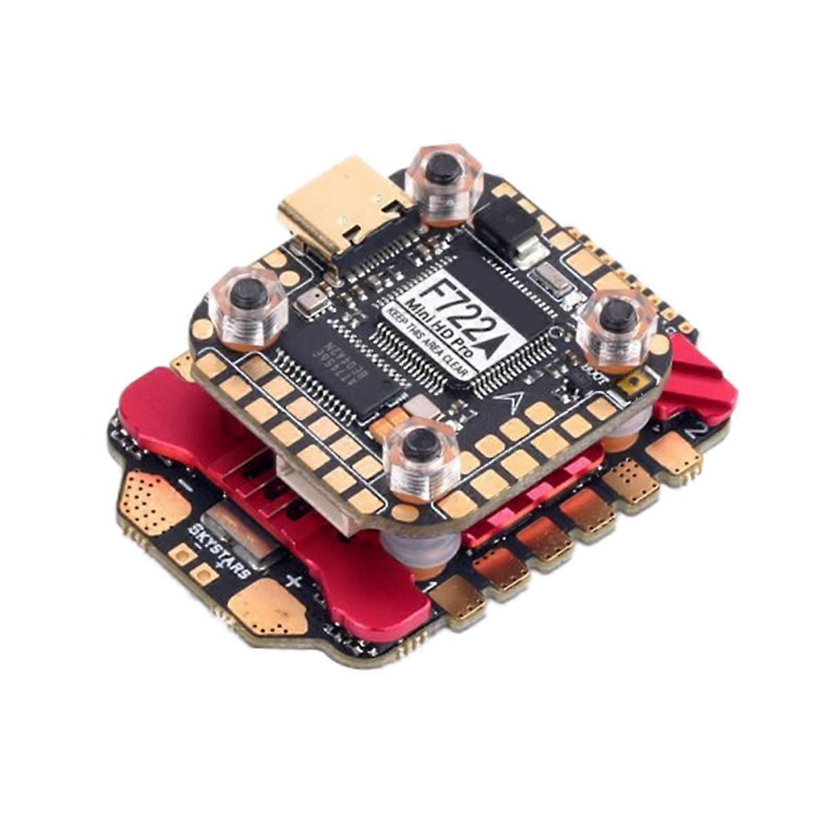 F722 Mini Stack Flight Controller AM32 55A 4IN1 ESC 20x20 3-6S Built-in OSD for FPV Freestyle Drone