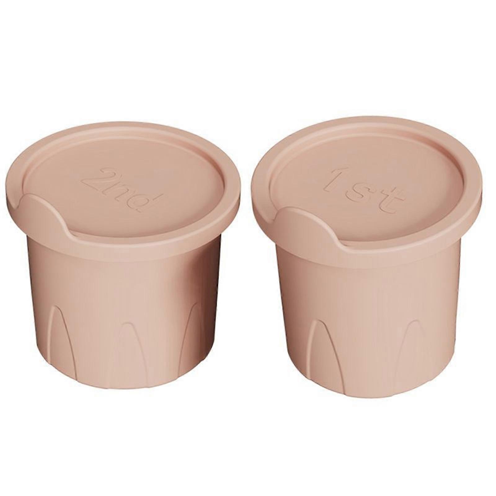 Convenient Ice Tray Easy to Use Cup Shaped Molds Practical Ice Maker Large Ice Tray with Lid for Cocktails  Pink