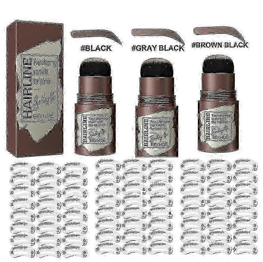 Hairline Eyebrow Imprint Eyebrow Cake Repair Hairline Eyebrow Imprint Natural Lazy Eyebrow Quick Makeu