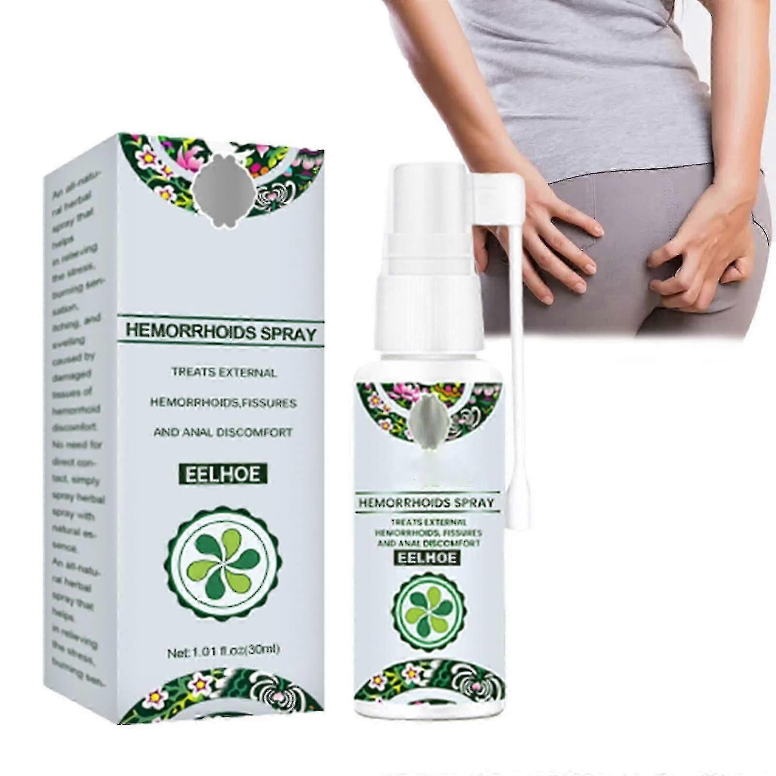 תרסיס טחורים צמחיים תרסיס טחורים תרסיס טחורים טבעי תרסיס טיפול להקל על גירוד