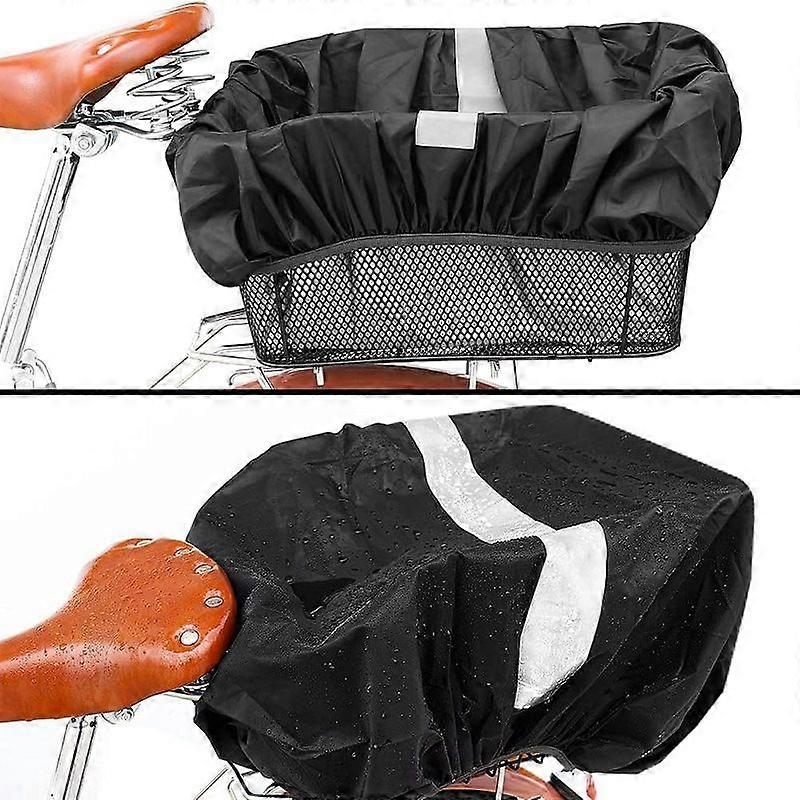 Bicycle Basket Waterproof Cover - Waterproof Bicycle Basket Liner - Rain Protection Cover 210D Oxford - Bicycle Basket Accessories - Fits Most Bicycl