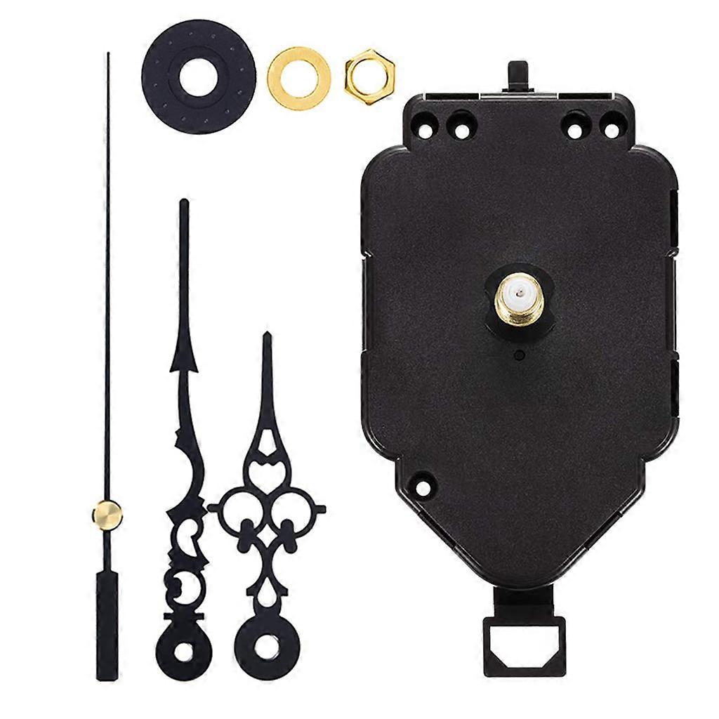 Pendulum Clock Movement DIY Quartz Movement Kit Replacement Pendulum Clock Movement Mechanism (0.9" Shaft Length)
