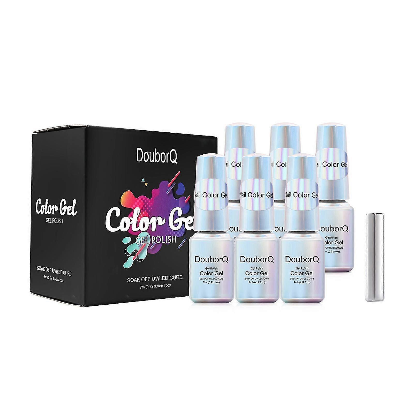 7ml* 6 Farben Cat Eye Nagellack Lack