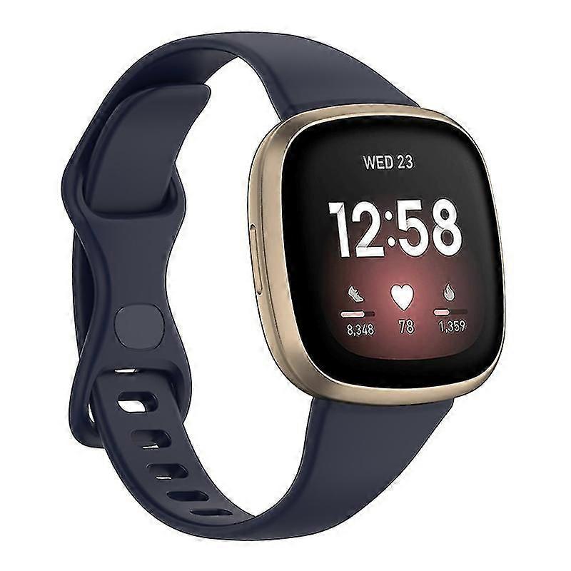 For Fitbit Versa 3/fitbit Sense Soft Tpu Watch Strap Wristband Replacement Adjustable Watch Band