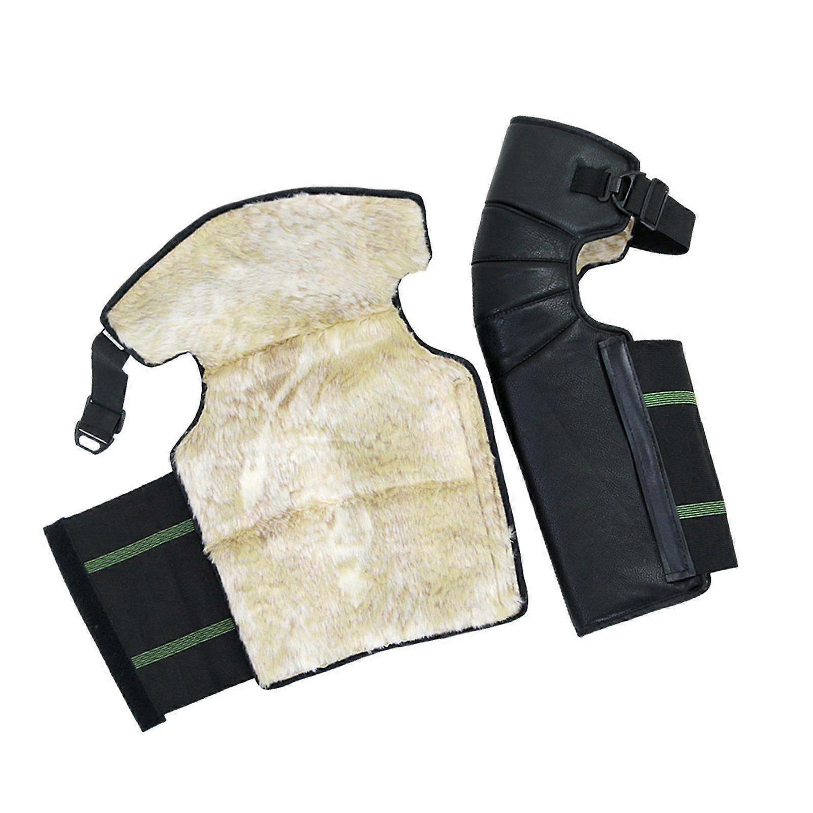 50cmオートバイ防風レッグガード膝ブレースサイクリング用に調整可能