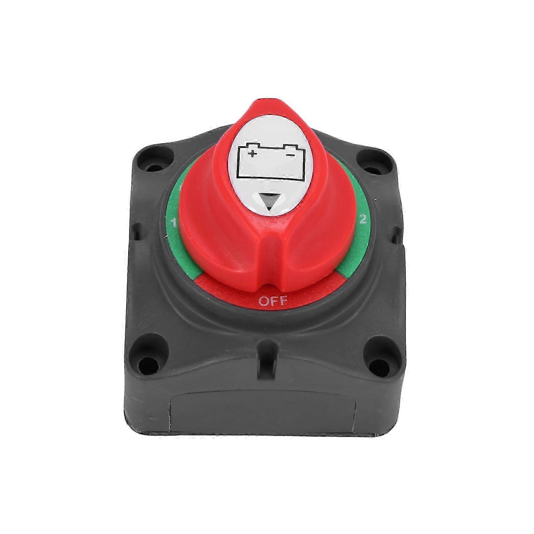 12-60V Battery Disconnect Isolator with 3-Position Master Switch for Car Power Cut Off