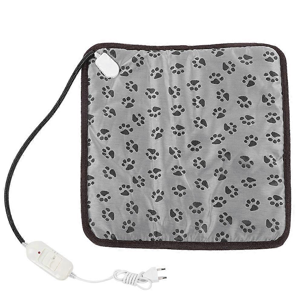 S-sized Foot Print Pet Adjustable Heated Electric Mat for Dogs and Cats EU Plug 220V Comfortable Warmth