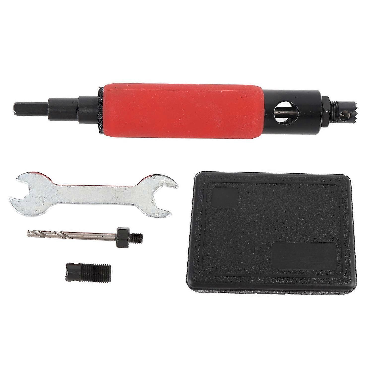 Rivet Removal Tool Set with 5/32 Inch Drill Bit Dome Flat Head Rivet Puller for 1/4 Inch Pneumatic E