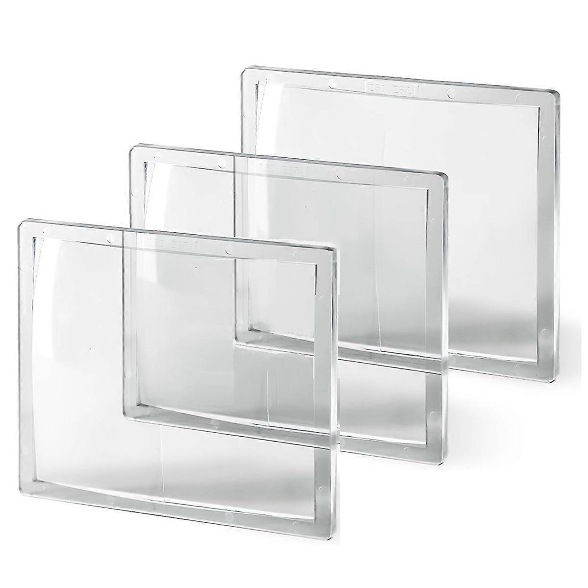 3PCS 3.54 X 4.25 inch Magnification Welding Lens