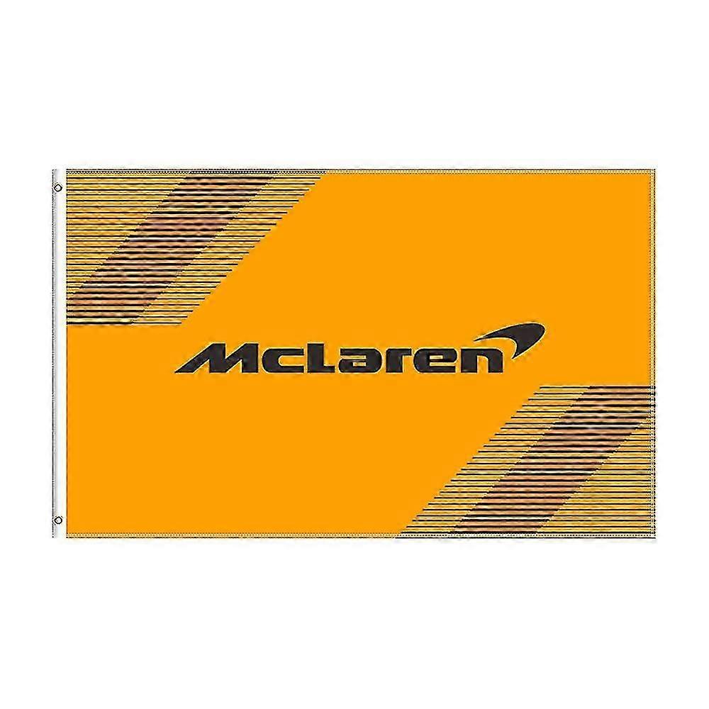 3x5 ft Mclaren bilflag polyestertrykt billøbsbanner til indretning