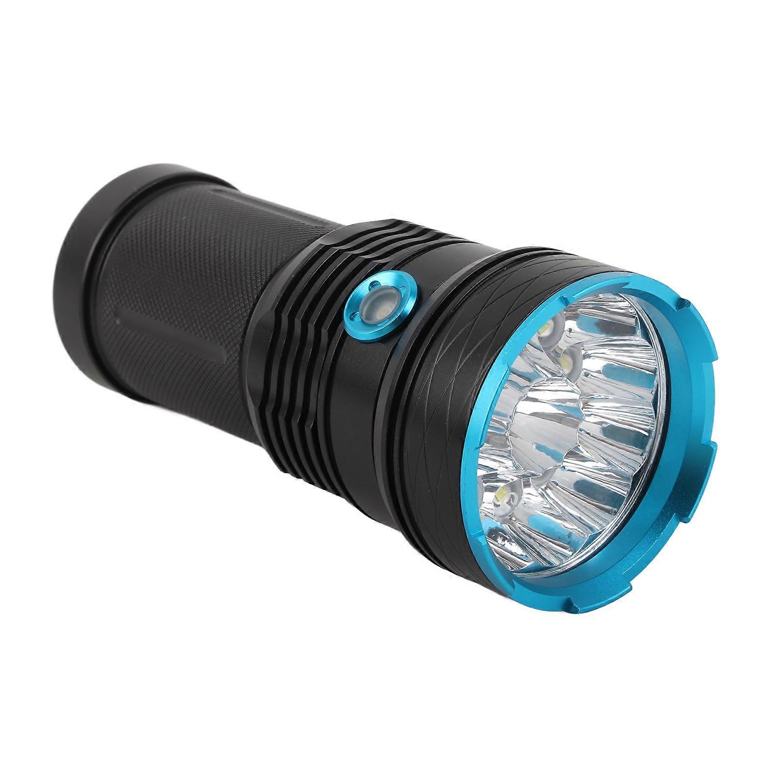 LED Flashlight Super Bright Long Range Outdoor Waterproof Flash Light 3 Lighting Modes 8000LM