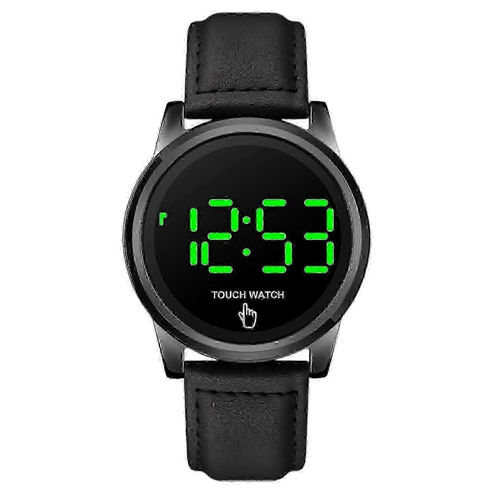 Moda Led Dijital Saatler Erkekler Dokunmatik Ekran Derin Su Geçirmez Spor İzle