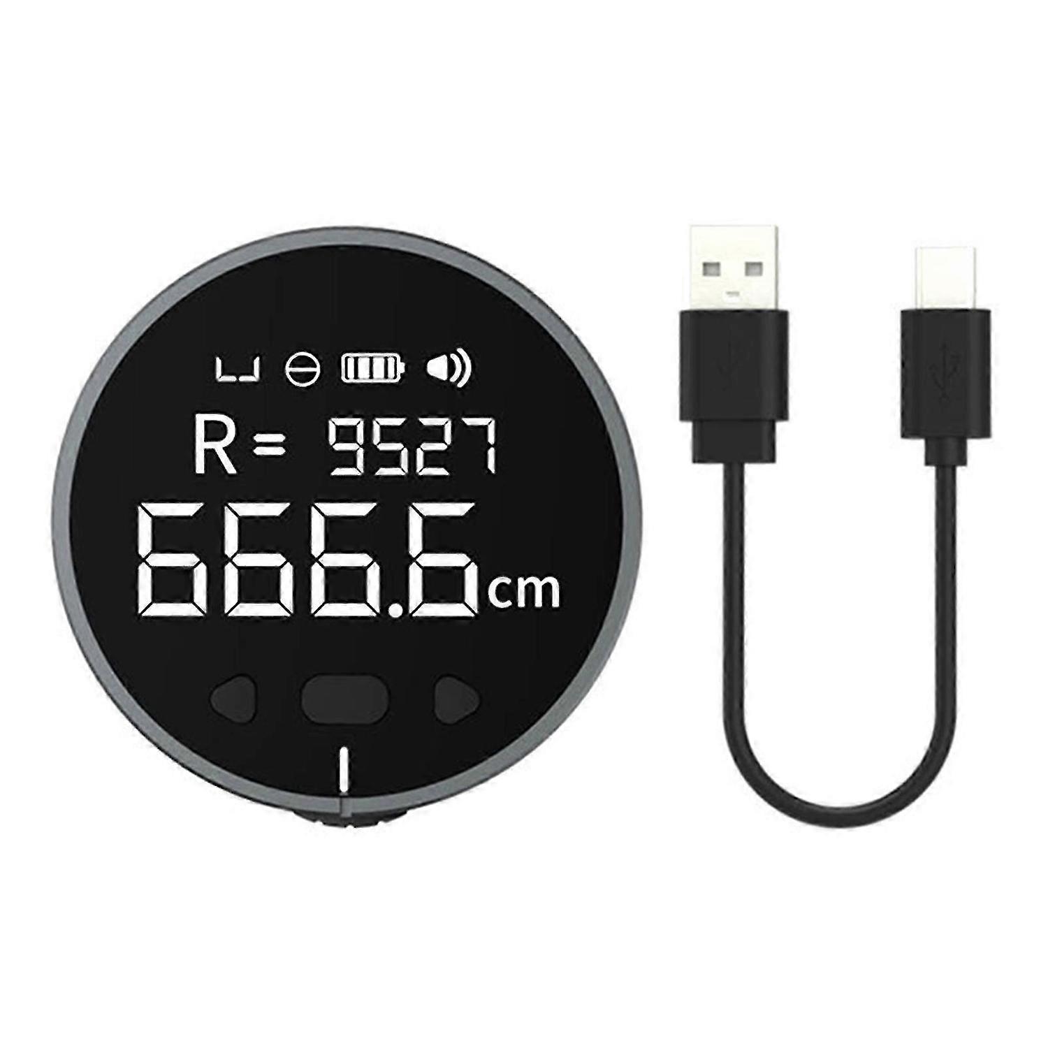 Handheld Electronic Ruler With Lcd Display High Accuracy Length Measuring Tool For Flat Curved