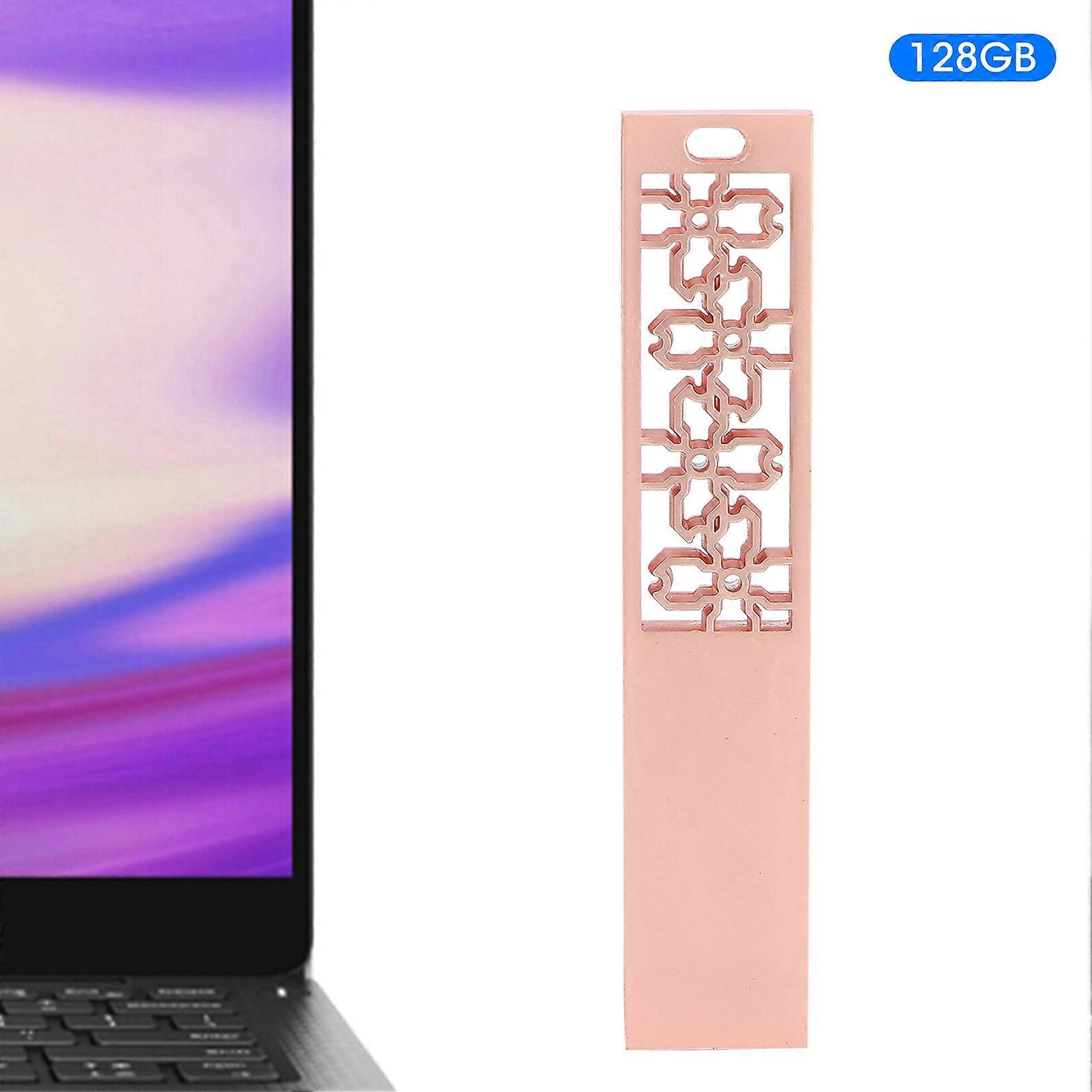 Flash Drive USB 2.0 Portable Metal Waterproof Memory Stick for Computer Laptop TVs Speakers128GB 