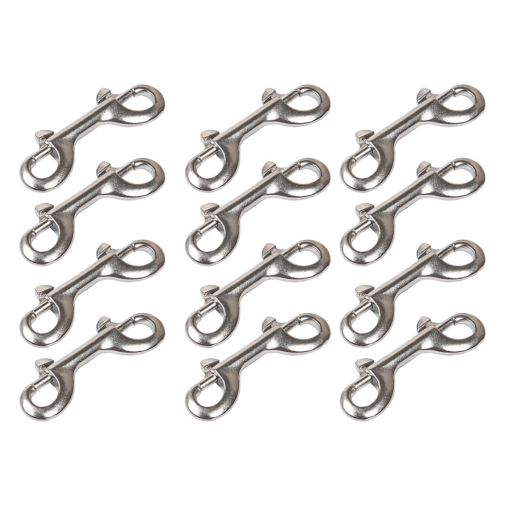Stainless Steel Bolt Double End Quick Release Snap Spring Hook 3-1/2' Pack of 8