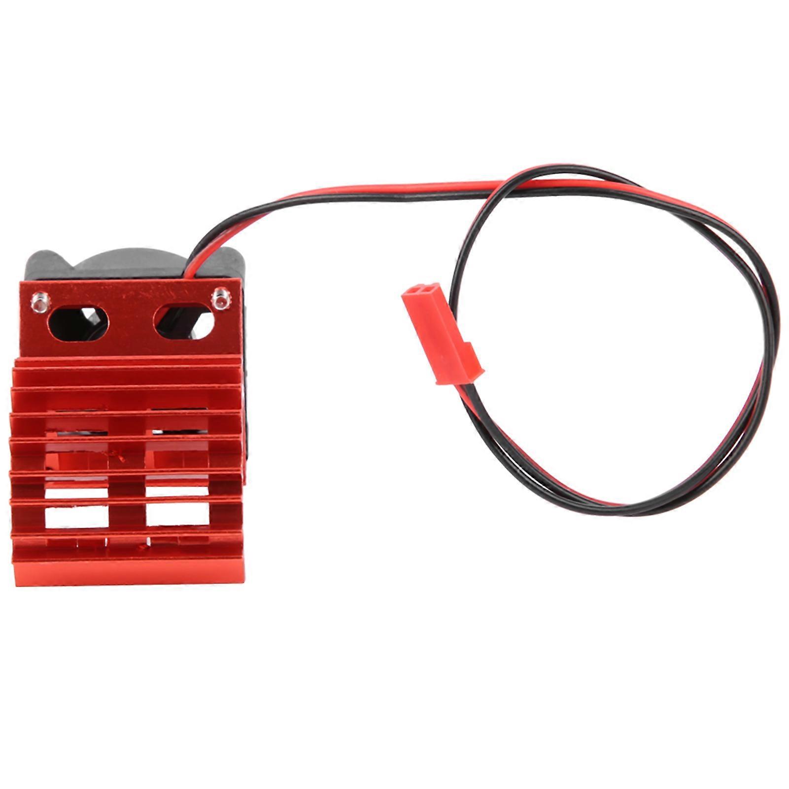 RC Car Motor Heat Sink Heat Sink Upgrade Accessory for 380/390 Motor 1/16 RC Car Boat Model with JST PlugRed