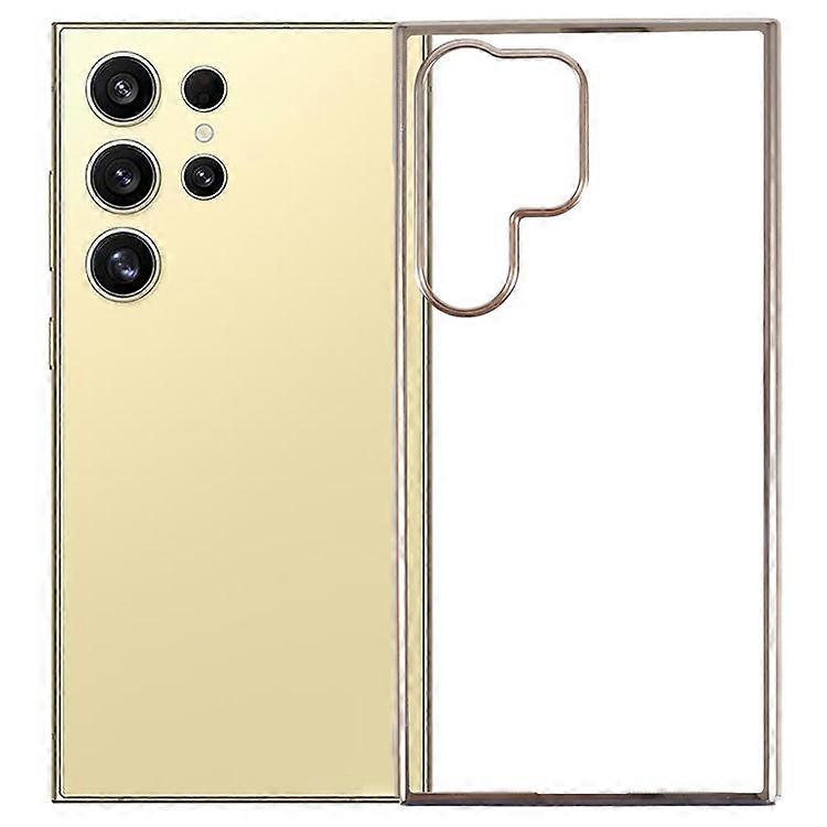 X-LEVEL Hard PC Case Compatible For Samsung Galaxy S24 Ultra Shell Electroplating Frame Protective Cover